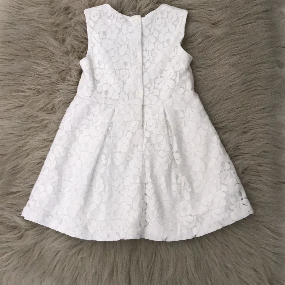 HELLO KITTY Girls White Lece Formal/ Birthday Dress | 2T